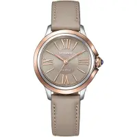 Citizen Dameur EM1166-01Z L Grå/Læder Ø31.5 mm
