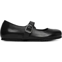 Birkenstock Ballerinasko med rem 'Santa Clarita LENA' sort