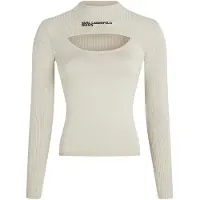 Karl lagerfeld JEANS Pullover sort / offwhite
