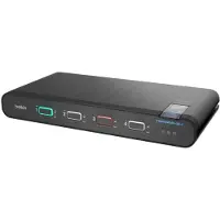 Belkin Components Belkin Universal Secure Single-Head - KVM / audio-switch - 4 x KVM / audio - 1 lokalbruger - desktop