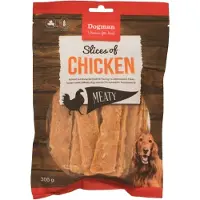 Dogman Meaty Slices of Chicken Hundegodbidder 300g