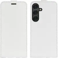 Mtp Products Samsung Galaxy S25 Vertikal Flip Taske med Kortholder - Hvid