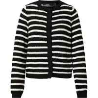 Vero Moda Cardigan 'VMGORGEOUS' sort / hvid
