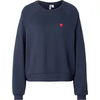 Pieces Sweatshirt 'PCGRETA' natblå