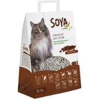 M PETS - Soya Kattegrus - 4 kg - 10 L - Kaffe