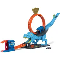 Mattel Hot Wheels City T-Rex Loop Set