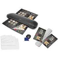 Olympia 4 in 1 Set with Laminator A 330 Plus - Laminator - lamineringsmaskine til kold- eller varmlaminering - pung - 33 cm - med trimmer og hjørneafrunder