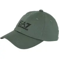 EA7 EA7unisex. 7X000592_AF15502 Kasket i grøn bomuldstwill (M), Casual