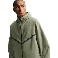 Nike Jakke Tech Shori Knit Windrunner - Grøn/Sort, størrelse Medium