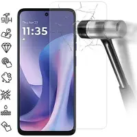 Mtp Products Motorola Moto G57 Skærmbeskyttelse Hærdet Glas - 9H - Case Friendly - Gennemsigtig