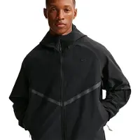 Nike Jakke Tech Shori Knit Windrunner - Sort, størrelse Medium