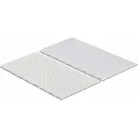 Velcro 50mm x 100mm Hvide Kraftige Selvklæbende Strips - Brand 50mm x 100mm, 2 sæt, Gør-det-selv og Hobby