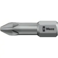 Wera 851/1 TZ, 1 stk, Phillips, PH 2, 25 mm, 3 g, 25,4 / 4 mm (1 / 4)