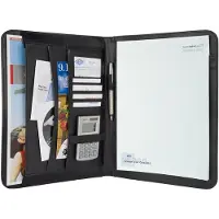 Wedo Konferencemappe A4 sort læderlook