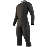 Mystic Brand Flatlock 3/2mm Langærmet Shorty Med Lynlås Bagpå