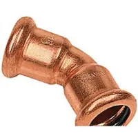 Sanha Polska Sp. z.oo bøjning 28 mm 45° M-M - muffe-muffe Cu press. M og V bakker