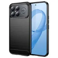 Mtp Products Xiaomi Redmi K90 Pro Max/Poco F8 Ultra Børstet TPU Cover - Karbonfiber - Sort