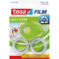 TESA Minidispenser ecoLogo + 2 rolls film eco&clear 10m x 19mm