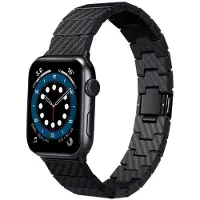 Pitaka Carbon fiber strap black - AW Ultra 2/1(49mm) 9/8/7 (45mm)/6/SE/5/4 (44mm)/3/2/1 (42mm)