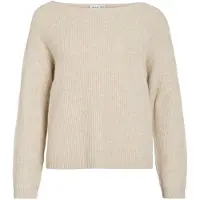 Vila Pullover 'VIVERIETY' beige-meleret