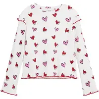 Desigual Bluser & t-shirts eosin / rød / hvid