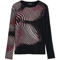 Desigual Shirts eosin / sort / hvid