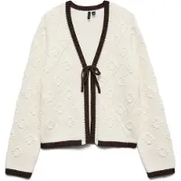 Vero Moda Cardigan 'Becca' sort / hvid