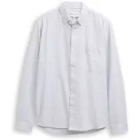 Tom Tailor DENIM Skjorte lysegrå / sort