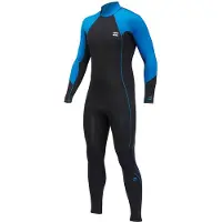 Billabong Synergy 5/4 Mm Langærmet Neopren-dragt Med Lynlås På Ryggen