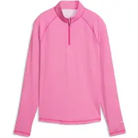 Puma Birdseye Quarter-Zip Golf Jacket Women, Sports, White Glow/Pink Opal, XL