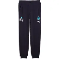 Puma Olympique de Marseille FtblCulture Sweatpants Men, Sport, Navy/Bright Aqua, XL