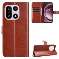 Mtp Products OnePlus 15 Pung Etui med Stativ - Brun