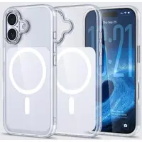 Mtp Products iPhone 17 Tofarvet hybrid cover - MagSafe-kompatibel - hvid