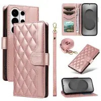 Mtp Products Samsung Galaxy S26 Ultra Luksus Vatteret Pung - Rødguld