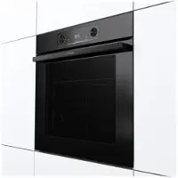 Gorenje Essential BPS6737E07B - Ovn - med dampfunktion - til indbygning - niche - bredde: 56 cm - dybde: 55 cm - højde: 59 cm - med selv-rengøring - Klasse A+ - sort