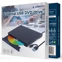 Gembird DVD-USB-031-BW - Ekstern - DVD-RW (Brænder) - USB 3.1 Gen 1 - Hvid