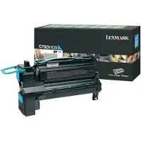 Lexmark Tonerkassette cyan 20.000 sider, høj kapacitet Return C792X1CG Modsvarer: N/A