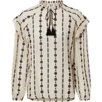 More & more Bluse ecru / sort
