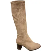 Caprice Boots, brown, made of Textiles with Block heel, Size 37.5