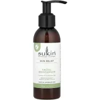 Sukin , Hudlindring, Ansigtssmør, følsom hud, forstyrret hud, Parfume fri, 4,23 fl oz (125 ml)