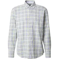 FYNCH-HATTON Skjorte blå / lysegrøn / pastelpink / offwhite