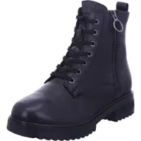 Caprice Bootie, black, made of Leather with Block heel, Size 40