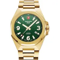 Swiss Alpine Military Herreur 7005.1114 Typhoon Grøn/Gul guldtonet