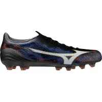 Mizuno Alpha III Made in Japan FG III - Sort/Blå/Hvid - Græs (FG), størrelse 44