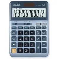 Casio DF-120EM - Skrivebords-regnemaskine - 12 cifre - solpanel, batteri - blå