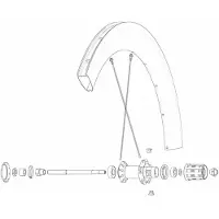 Mavic Kit 12 Rear Ds Com Pro Carbon Ust Eger