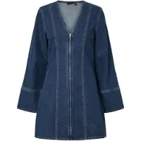 Pieces Pcflora Mini Denimkjole