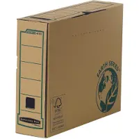 Fellowes R-Kive Earth - Boksfil - rygbredde: 80 mm - for A4 (210 x 297 mm) - brun