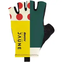 Santini Combo Tour De France Official General Leader Fingerløse Handsker