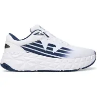 EA7 EA7unisex. X8X239_XK432 Træningssko Kobra hvid, blå (46), Fast, 1-3 cm, Blonder, Casual, Sport, Multisport